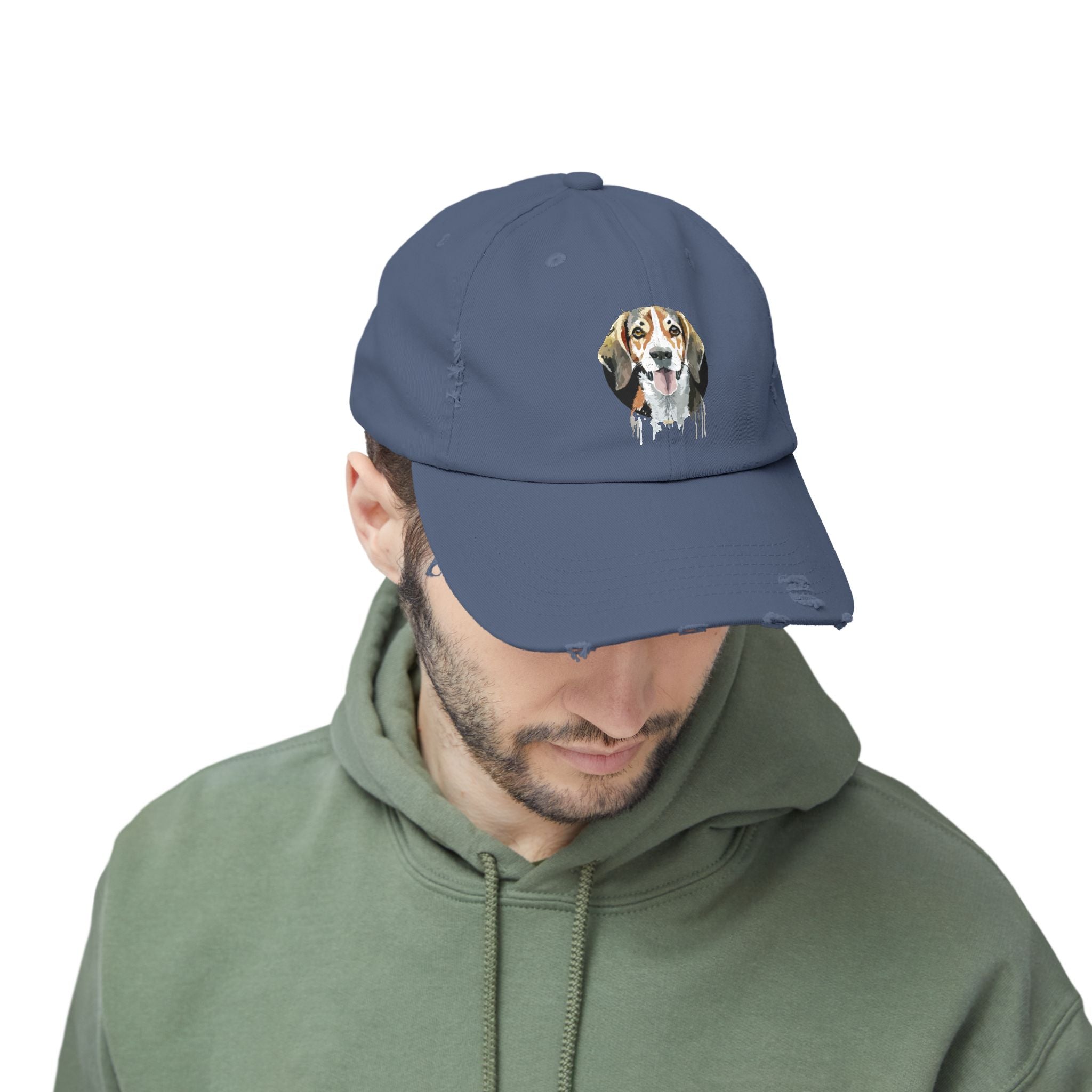 Beagle #1 Distressed Cap