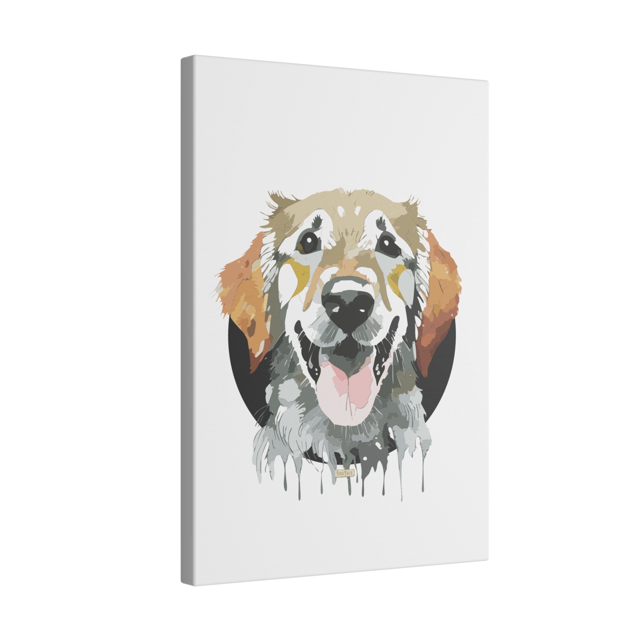 Golden Retriever #1 Giclée Print on Canvas