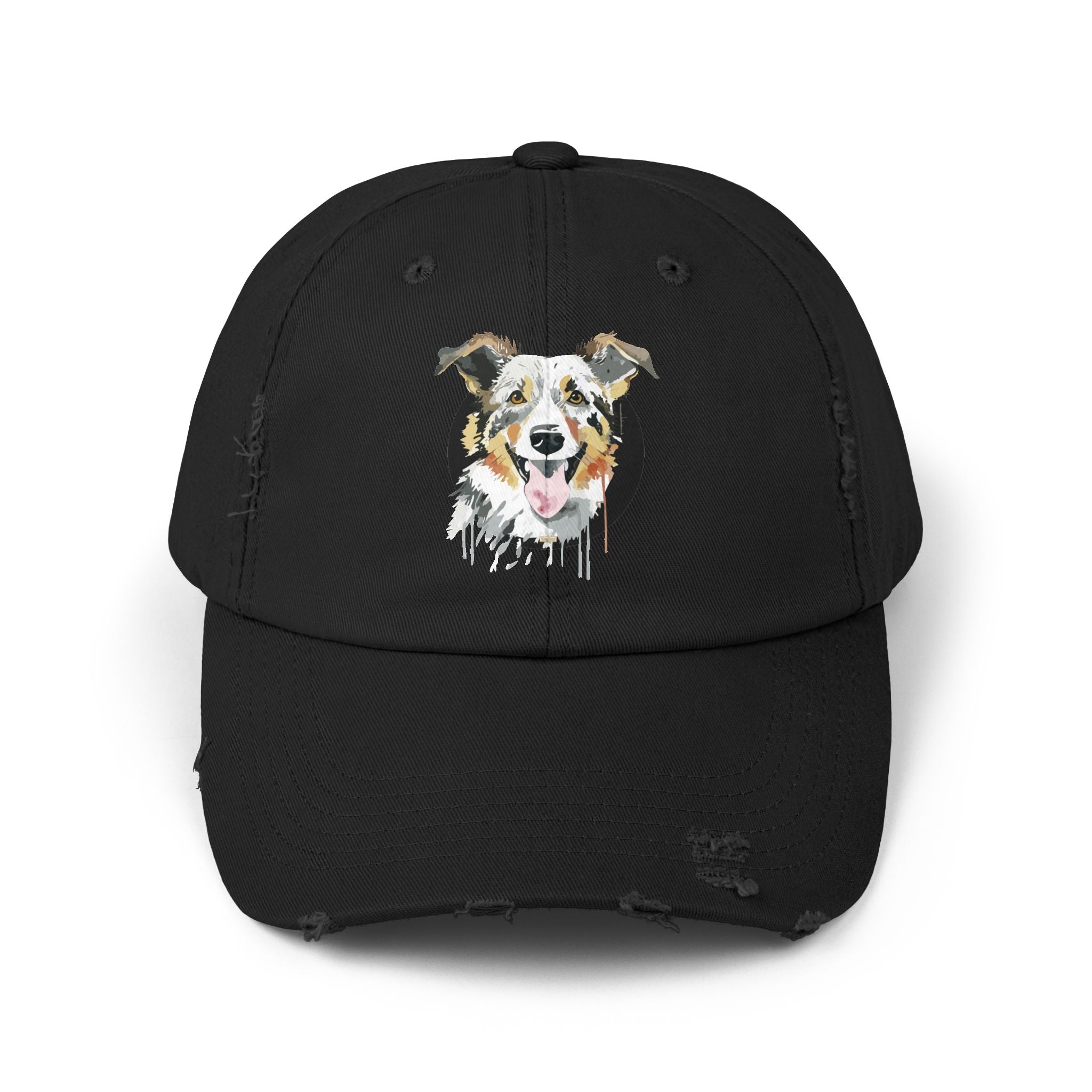 Border Collie #2 Distressed Cap