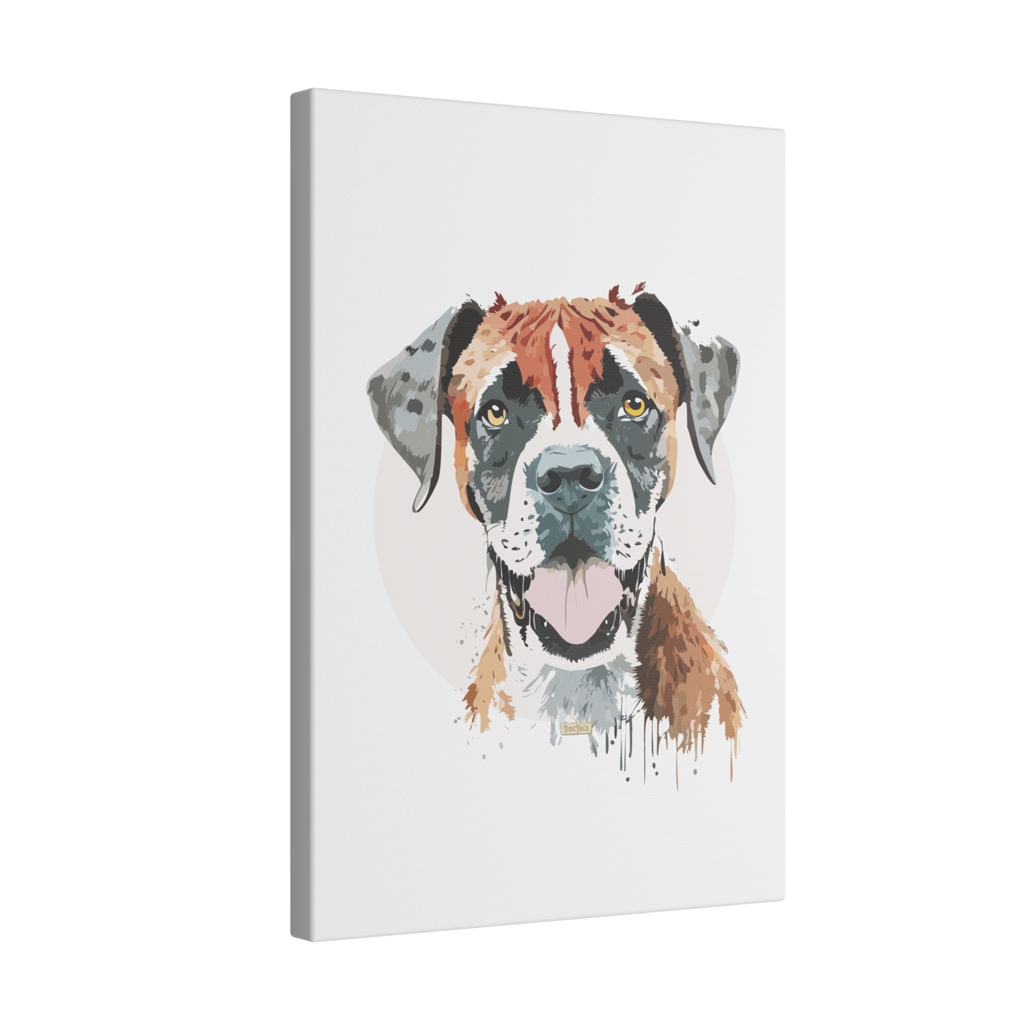 Boxer #1 Giclée Print on Canvas